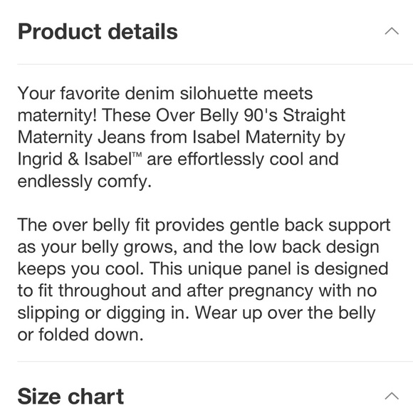 90's Straight Maternity Jeans from Isabel Maternity - Picture 7 of 13